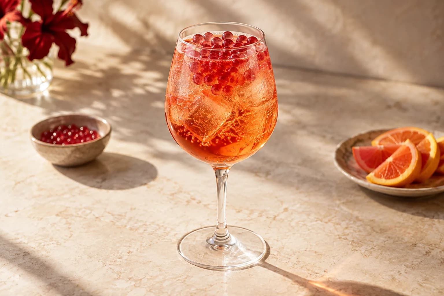 Hibiscus Spritz — the sundowner